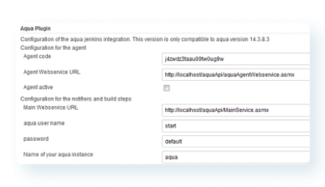 Configure aqua+Jenkins integration