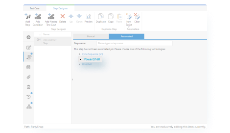 Pick PowerShell as automation agent